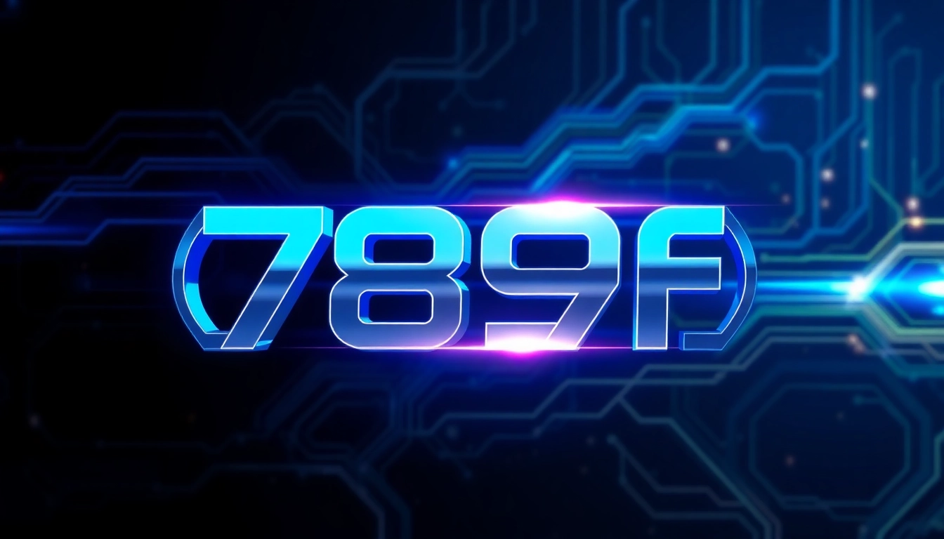 789f branding logo with modern tech design, emphasizing innovation and digital identity for online platforms.