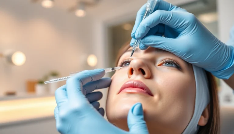 Botox Behandlung: Fachgerechte Injektion für glatte Haut in Zürich, professionell durchgeführt.