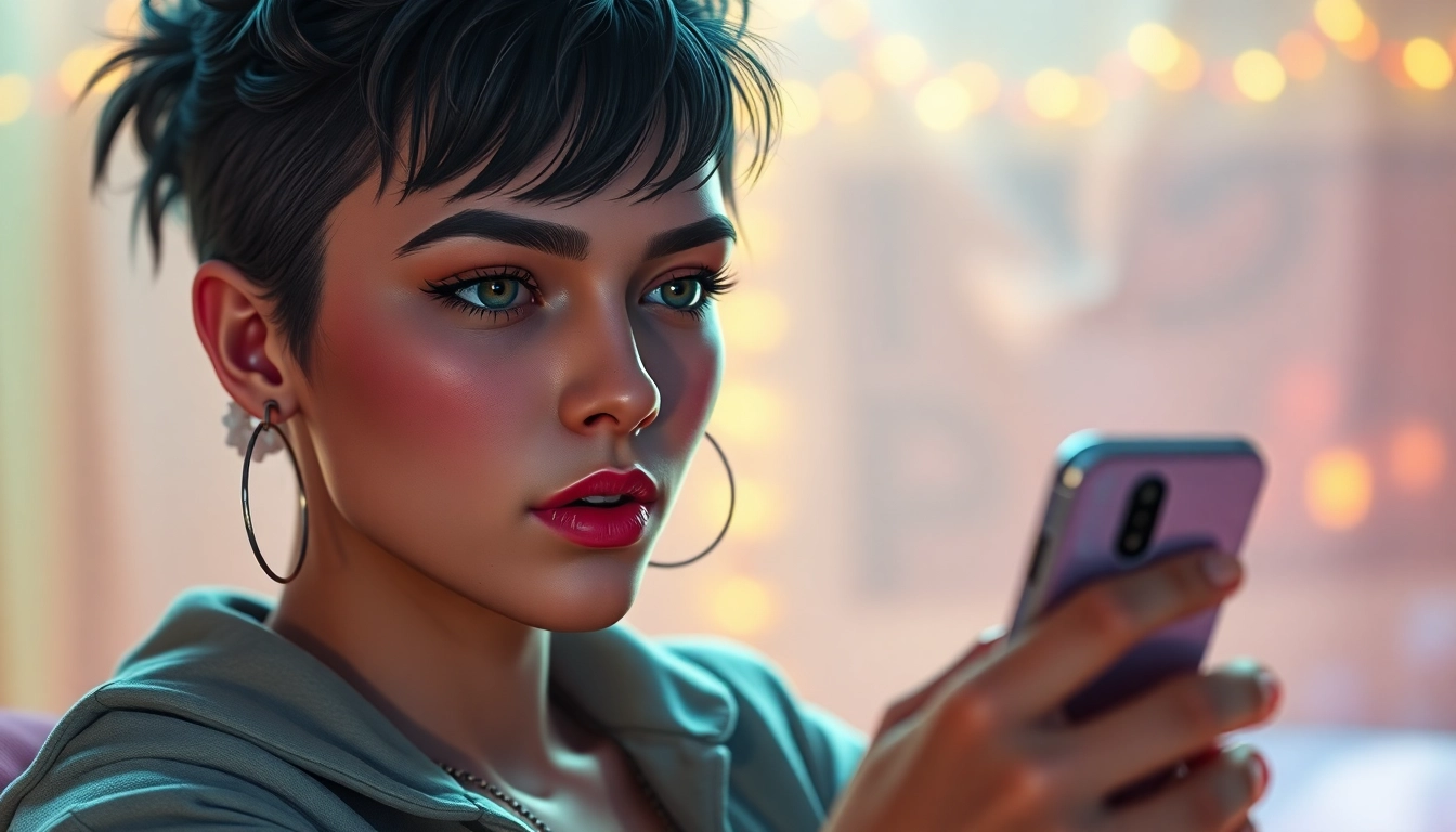 Dynamic NSFW AI-generated scene showing a hyper-realistic virtual influencer with compelling emotional expression, designed for adult visual content.