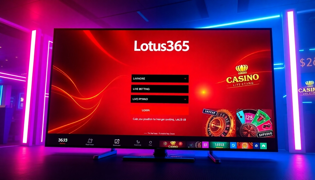 Secure Lotus365 ID login portal with vibrant betting options, highlighting safety and ease of access for users in India.