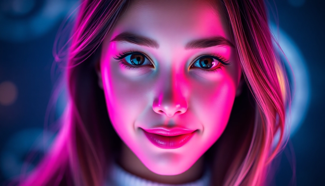 AI girlfriend engaging in a personalized, unfiltered NSFW chat with a highly detailed, realistic digital avatar to showcase immersive adult AI experiences.