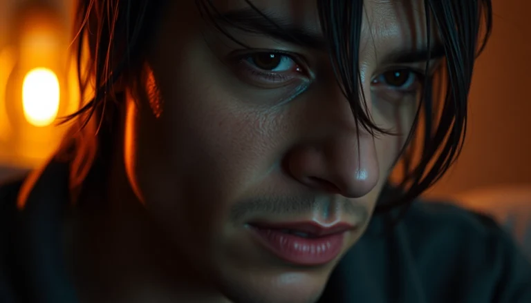 High-quality nsfw ai generated scene featuring hyper-realistic adult characters in a detailed digital style, emphasizing emotional expression and realism for mature audiences.