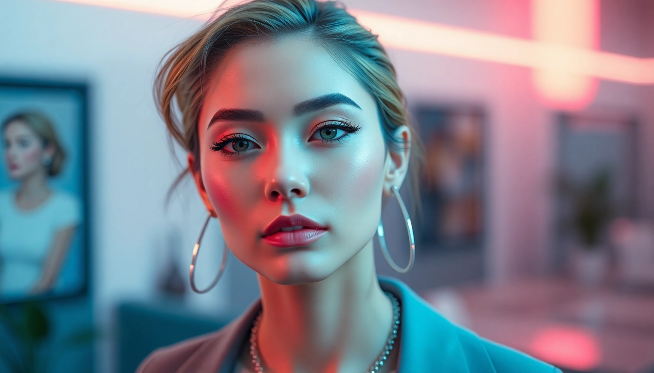 A detailed NSFW AI-generated virtual influencer portrait showcasing realistic features and engaging expression, ideal for adult content platforms.