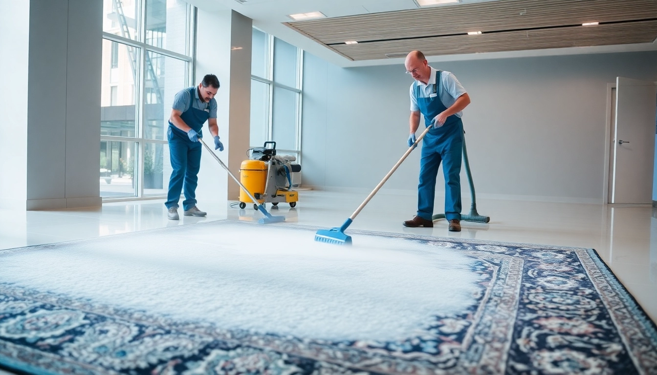 Expert team performing Lavaggio tappeto Milano with deep steam cleaning on ornate woven carpet
